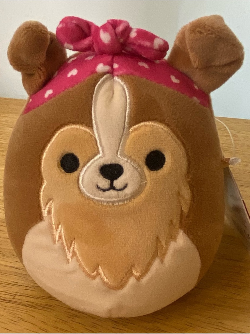 Squishmallows Andres the Sheltie Dog 4.5” Stuffed Animal Plush Valentine’s Day